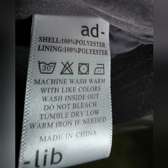 RARE ad lib Outerwear Collection Fleece Zip Up Retro Varsity Jacket Size Lg - Picture 3 of 10